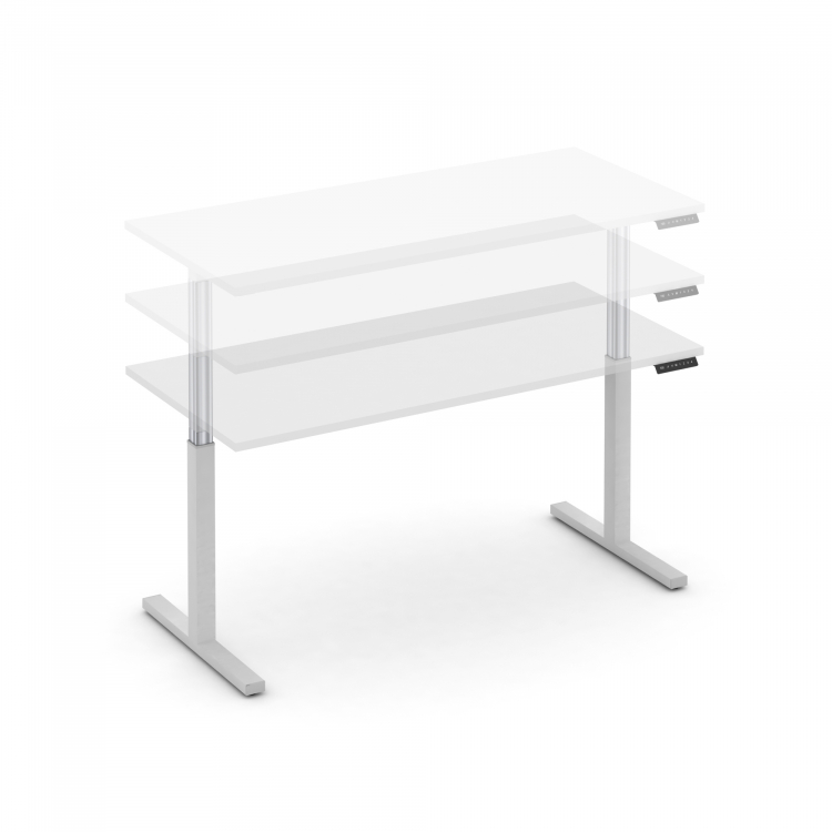 Move up Стол электроподъемный MV.SE-4.7 Белый Бриллиант/Металл Белый 1580*720*720-1190