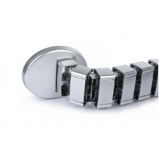 Кабель-канал вертикальный 1300мм KKV-130 Серебристый