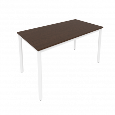 Slim Стол письменный на металлокаркасе С.СП-5 Венге Цаво/Металл Белый 1380*720*750