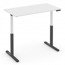 Move up Стол электроподъемный MV.SE-3.7 Белый Бриллиант/Металл Антрацит 1380*720*720-1190