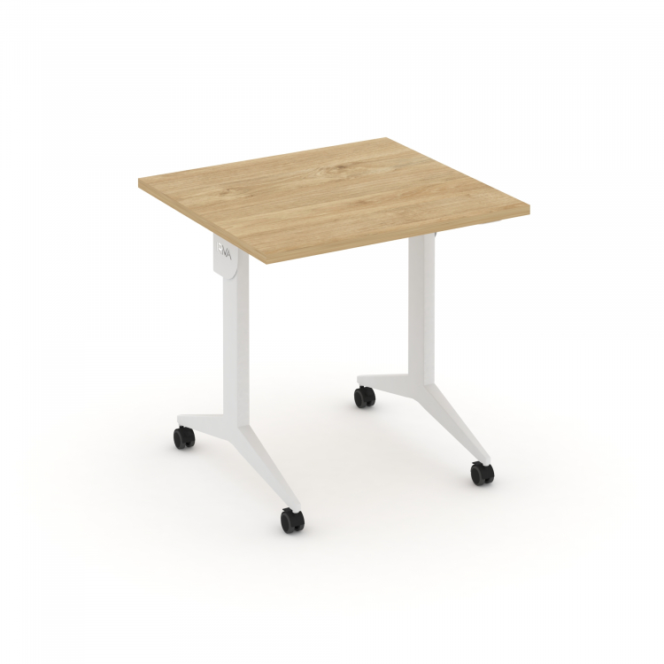 X-Pull Стол складной мобильный X.M-0.7 Тиквуд Светлый/Металл Белый 780*720*753