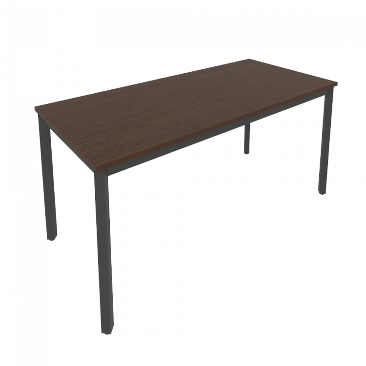 Slim Стол письменный на металлокаркасе С.СП-6 Венге Цаво/Металл Антрацит 1580*720*750