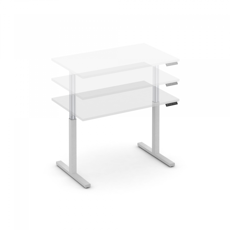 Move up Стол электроподъемный MV.SE-2.7 Белый Бриллиант/Металл Белый 1180*720*720-1190