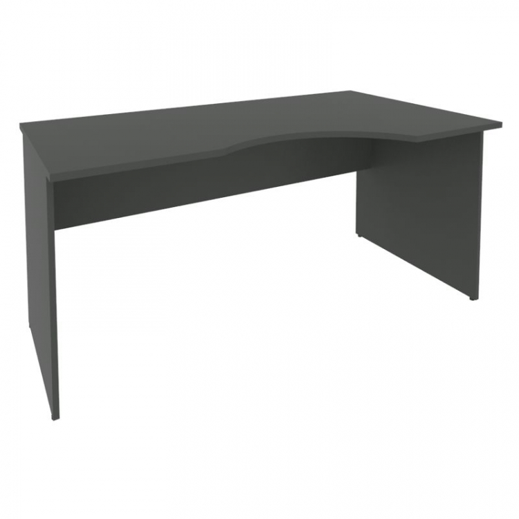 Riva Стол криволинейный правый А.СА-1 (R) Антрацит 1600*900*750