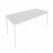 Slim Стол письменный на металлокаркасе С.СП-6 Серый/Металл Белый 1580*720*750