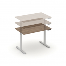 Move up Стол электроподъемный MV.SE-2.7 Дуб Аризона/Металл Белый 1180*720*720-1190