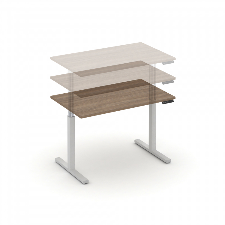 Move up Стол электроподъемный MV.SE-2.7 Дуб Аризона/Металл Белый 1180*720*720-1190