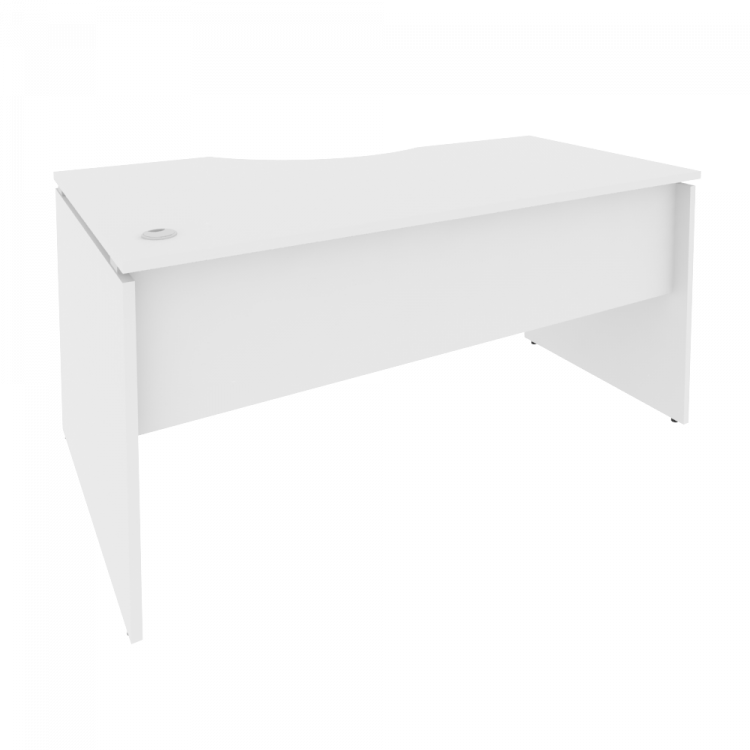 Style Стол криволинейный правый Л.СА-1 (R) Белый 1580*900*750