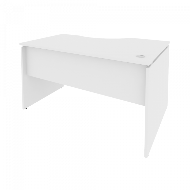 Style Стол криволинейный левый Л.СА-2 (L) Белый 1380*900*750