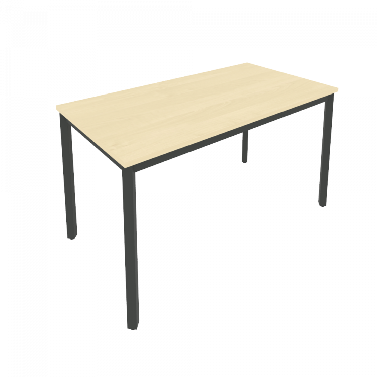 Slim Стол письменный на металлокаркасе С.СП-5 Клен/Металл Антрацит 1380*720*750