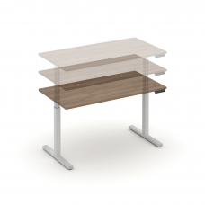 Move up Стол электроподъемный MV.SE-3.7 Дуб Аризона/Металл Белый 1380*720*720-1190