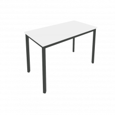 Slim Стол письменный на металлокаркасе С.СП-4.1 Белый/Металл Антрацит 1180*600*750