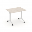 X-Pull Стол складной мобильный X.M-1.7 Денвер Светлый/Металл Белый 980*720*753