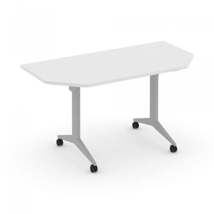 X-Pull Стол складной мобильный X.M-7.T1 Белый Бриллиант/Металл Серый 1440*720*753