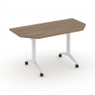 X-Pull Стол складной мобильный X.M-7.T1 Дуб Аризона/Металл Белый 1440*720*753