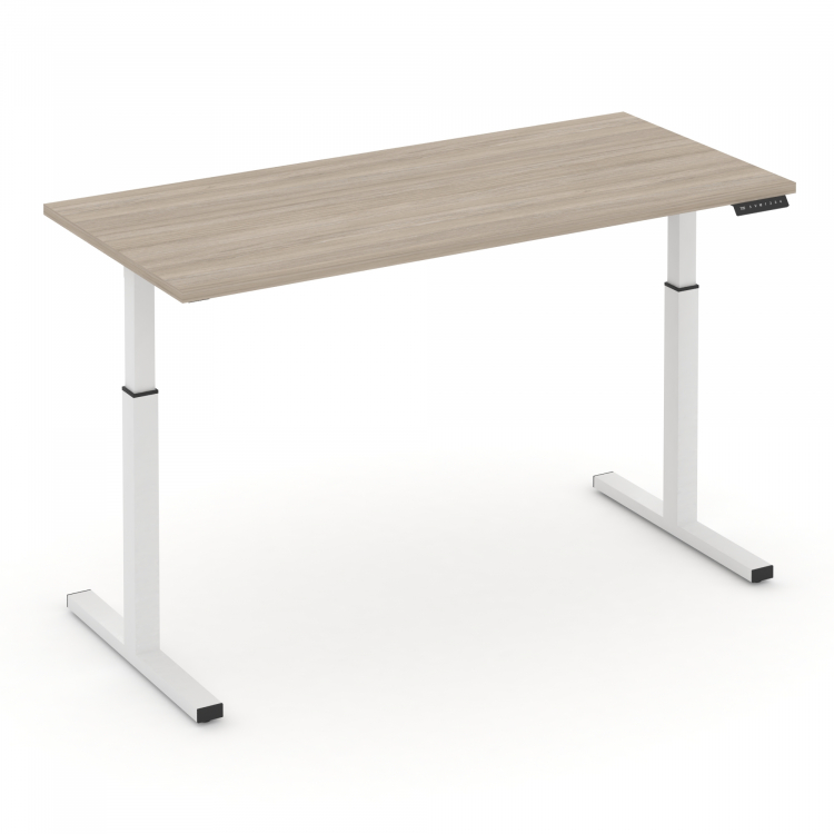 Move up Стол электроподъемный MV.SE-4.7 Дуб Аттик/Металл Белый 1580*720*720-1190