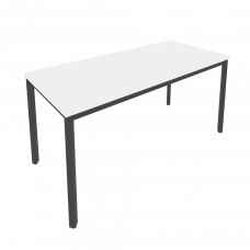Slim Стол письменный на металлокаркасе С.СП-6 Белый/Металл Антрацит 1580*720*750