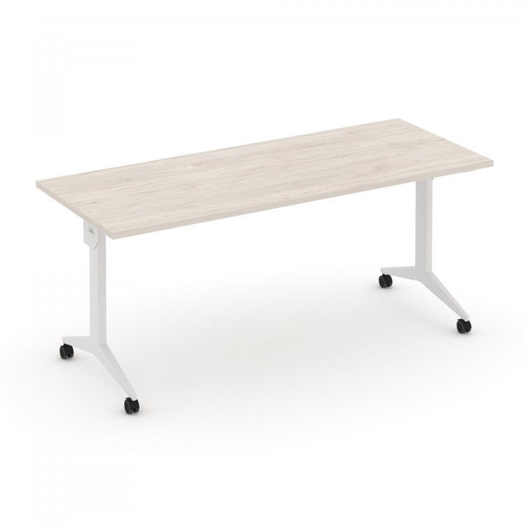 X-Pull Стол складной мобильный X.M-5.7 Денвер Светлый/Металл Белый 1780*720*753