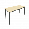 Slim Стол письменный на металлокаркасе С.СП-5.1 Клен/Металл Антрацит 1380*600*750