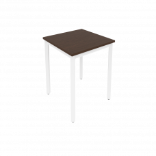 Slim Стол письменный на металлокаркасе С.СП-1.1 Венге Цаво/Металл Белый 600*600*750