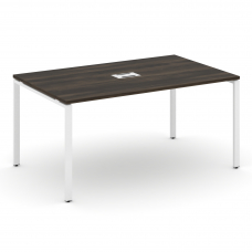 Concept Стол переговорный (1 столешница) CN.PRG-014 Дуб Мали/Металл Белый 1580*980*750