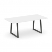Style Project Direct Стол переговорный SN-6T1.SPRG-198.3 Белый/Металл Антрацит 1980*980*750