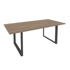 Onix Direct Стол переговорный на О-образном м/к O.MO-PRG-19 Дуб Аризона/Металл Антрацит 1980*980*750