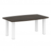 Yalta Стол переговорный LT.SP-3 Дуб Мали/Металл Белый 1800*1100*750