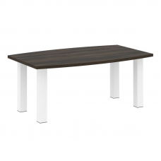 Yalta Стол переговорный LT.SP-3 Дуб Мали/Металл Белый 1800*1100*750