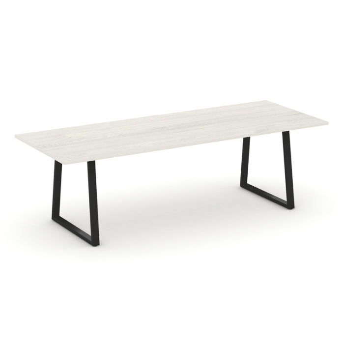 Style Project Direct Стол переговорный SN-6T1.SPRG-258.3 Дуб Наварра/Металл Черный 2580*980*750