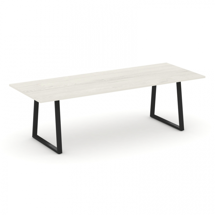 Style Project Direct Стол переговорный SN-6T1.SPRG-258.3 Дуб Наварра/Металл Черный 2580*980*750