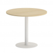 Yalta Стол круглый LT.SPRG-1 Акация Лорка/Металл Белый 900*900*750