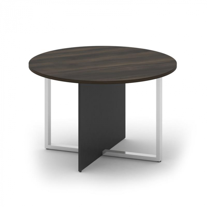 Shift Стол переговорный, круглый SK.SP-KR-120 Дуб Мали/Антрацит 1200*1200*753
