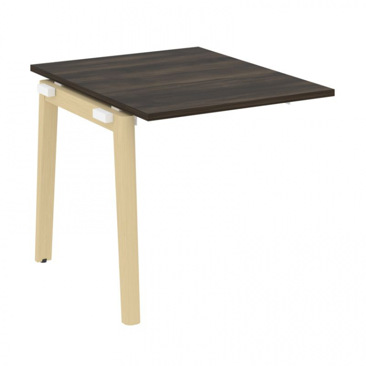 Onix Wood Прох. наб. эл. переговорного стола OW.NPRG-0 Дуб Мали/Дуб Светлый/Металл Белый 780*980*750