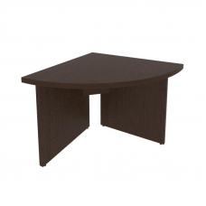 First Угловой модуль переговорного стола левый KPR-4 (L) Венге Цаво 900*900*765