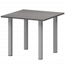 Стол переговорный НТ-090+НТН-1 НТ-090+ОС-2 Лиственница 900x900x750 Аргентум