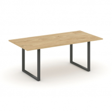 Style Project Direct Стол переговорный SN-6O.SPRG-198.3 Тиквуд Светлый/Металл Антрацит 1980*980*750