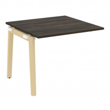 Onix Wood Прох. наб. эл. переговорного стола OW.NPRG-1 Дуб Мали/Дуб Светлый/Металл Белый 980*980*750