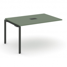 Concept Проходной наборный элемент переговорного стола CN.NPRG-014 Кобо/Металл Антрацит 1580*980*750