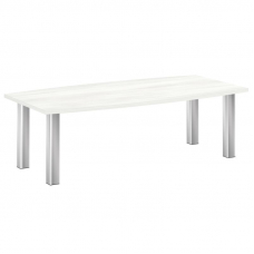 Yalta Стол переговорный M-LT.SP-2 Снежная Патина/Нержавеющая Сталь 2400*1200*750