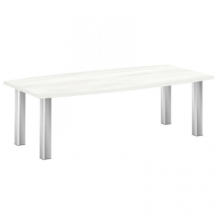 Yalta Стол переговорный M-LT.SP-2 Снежная Патина/Нержавеющая Сталь 2400*1200*750