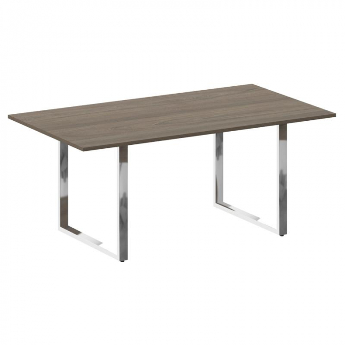 Metal System Direct Стол перег. О-обр. м/к БО.ПРГ-180 Вяз Благородный/Нержавеющая Сталь 1800*1000*75