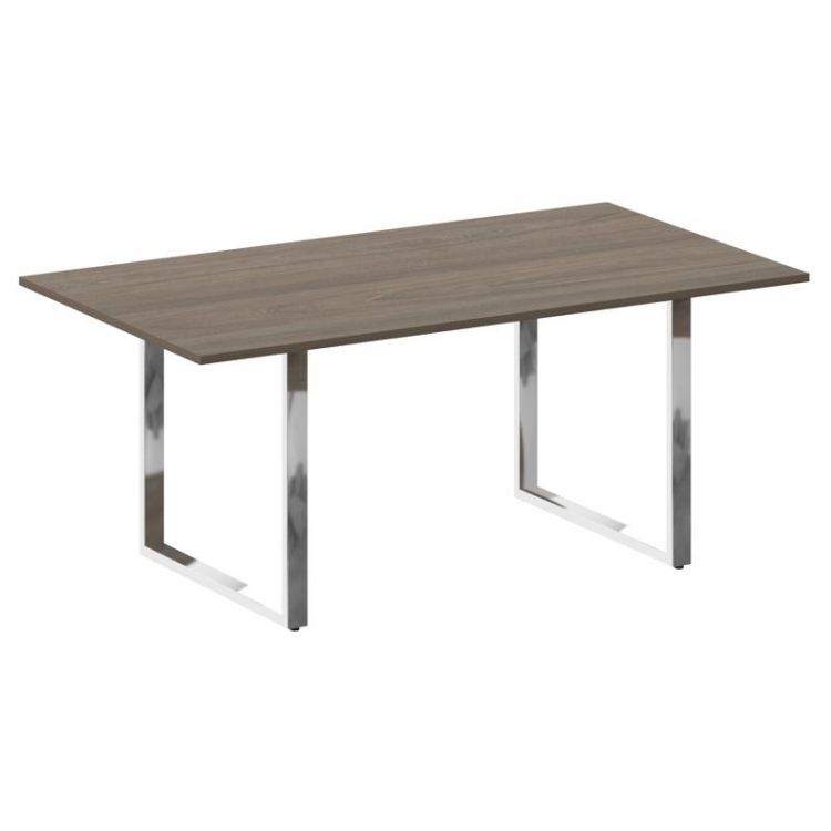 Metal System Direct Стол перег. О-обр. м/к БО.ПРГ-180 Вяз Благородный/Нержавеющая Сталь 1800*1000*75