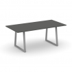 Style Project Direct Стол переговорный SN-6T1.SPRG-198.3 Антрацит/Металл Серый 1980*980*750