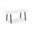 Style Project Direct Стол переговорный SN-6A.SPRG-198.3 Белый/Металл Черный 1980*980*750