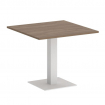 Onix Direct Стол квадратный O.SPRG-2 Дуб Аризона/Металл Белый 900*900*750