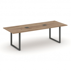 Style Project Direct Стол переговорный SN-6O.SPRG-258 Дуб Табак/Металл Антрацит/Заглушка Металл Антр