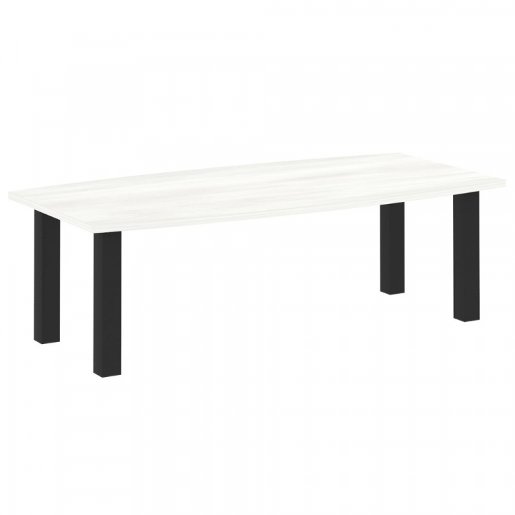 Yalta Стол переговорный LT.SP-2 Снежная Патина/Металл Черный 2400*1200*750