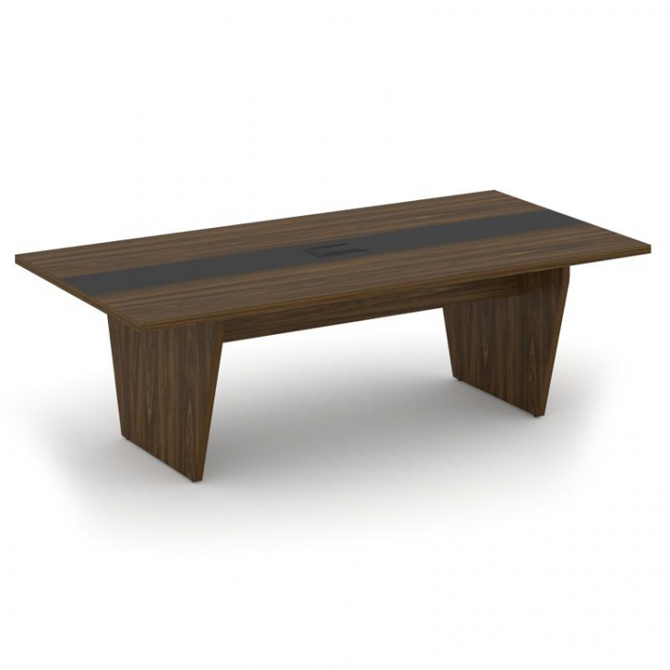 Corner Стол переговорный COR.PRG-24 Орех Лоренцо/Графит 2400*1200*750