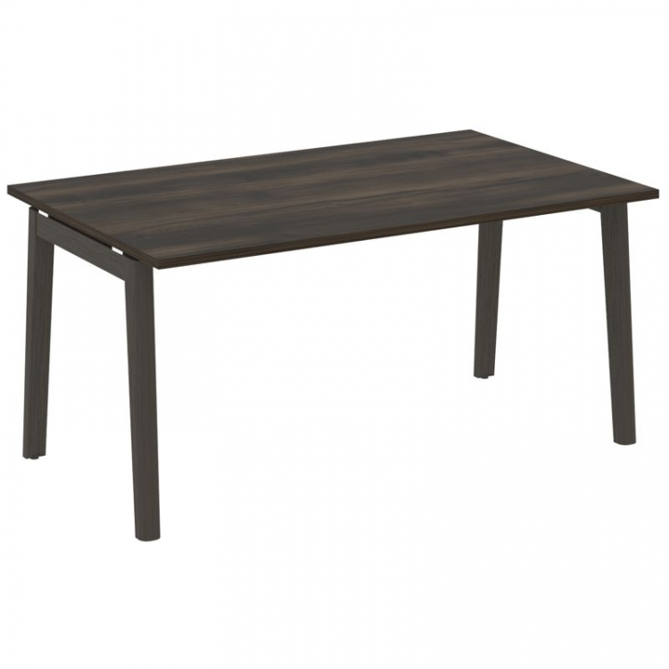 Onix Wood Стол переговорный (1 столешница) OW.PRG-1.4 Дуб Мали/Дуб Темный/Металл Антрацит 1580*980*7